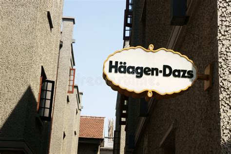 Haagen-dazs logo editorial stock photo. Image of dazs - 23998368