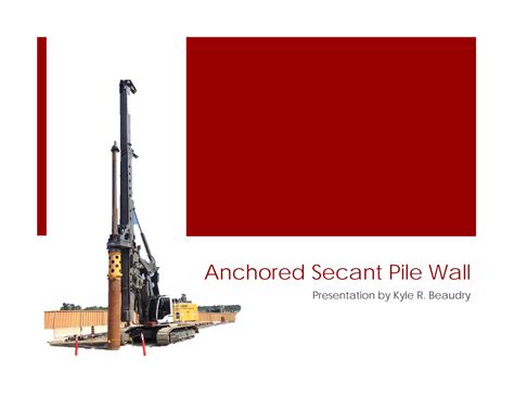 Secant Pile Wall Design Manual 3