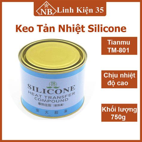 Keo tản nhiệt silicone 750g Tianmu TM 801 mỡ tản nhiệt dẫn nhiệt làm