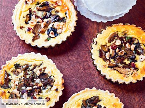 Tartelettes d automne champignons noisettes découvrez les recettes