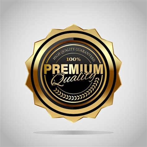 Premium Vector Luxury Golden Badges And Labels Retro Vintage Circle