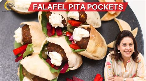 Falafel Pita Pockets Recipe Falafel Recipe Yummy Recipe Chef