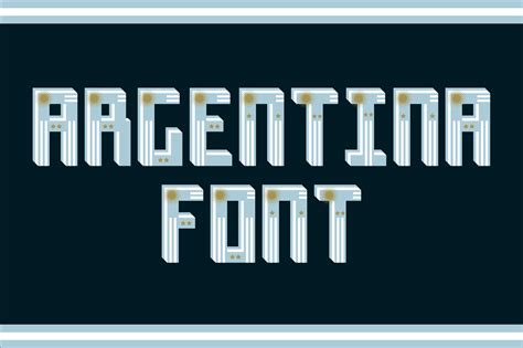 Argentina Font Fonts Creative Market