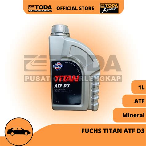 Jual Oli Transmisi Matic Fuchs Titan Atf D Liter Original Shopee