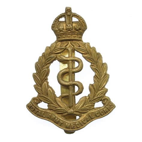 Royal Army Medical Corps R A M C Cap Badge King S Crown