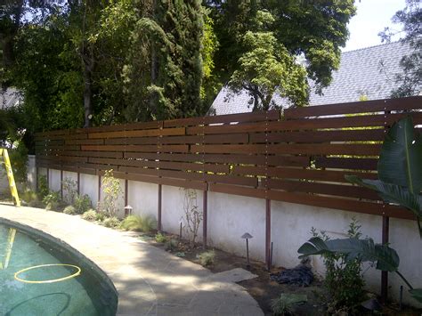 After Custom 1x6 Ipe Horizontal Fence 2