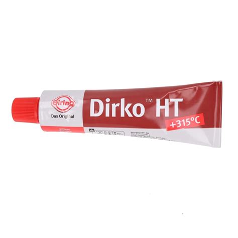 DIRKO HT Dichtmasse ELRING 70ml rot bis 315 Grad Silikon Motor Ölwanne