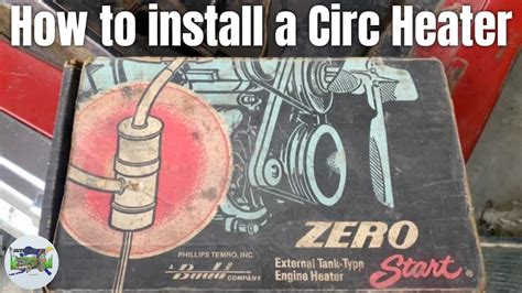 How To Install A Circulation Heater Youtube