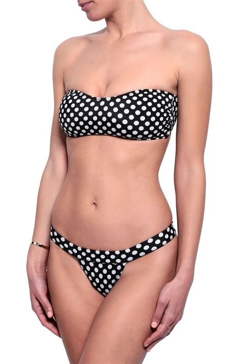 Buy Norma Kamali Norma Kamali Woman Polka Dot Low Rise Bikini Briefs