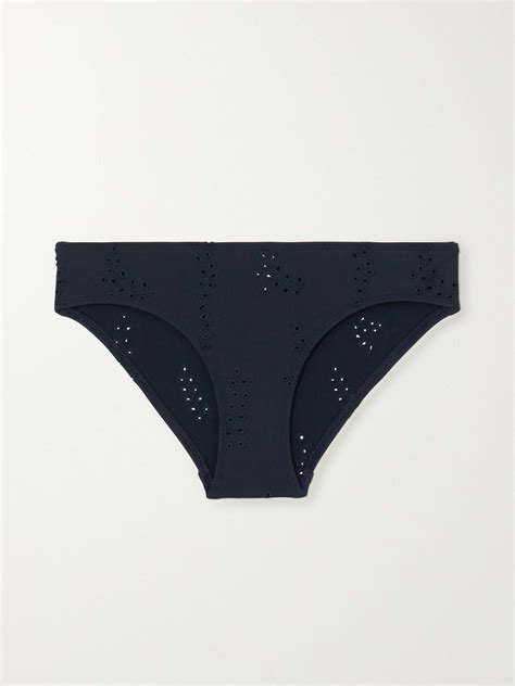 CHLOÉ Eres broderie anglaise bikini briefs NET A PORTER