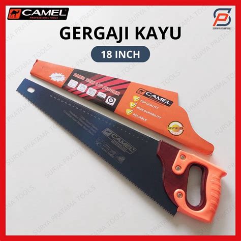 Jual Gergaji Kayu Gagang Karet 18 Inch Camel Gergaji Potong Gergaji