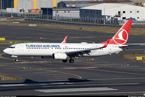 TC JVO Turkish Airlines Boeing 737 8F2 WL Photo by Ege Güler ID