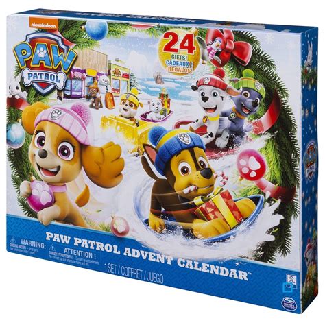 SPIN MASTER Calendrier De L Avent Pat Patrouille Pas Cher Auchan Fr