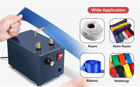 ROMECH 120W Adjustable Electric Rope Cutter Hot Knife Thermal Blade Bench Mount Cutting Tool