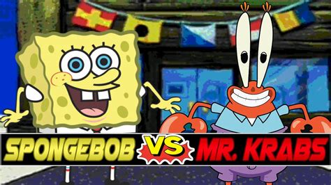 M U G E N Battles SpongeBob Vs Mr Krabs YouTube