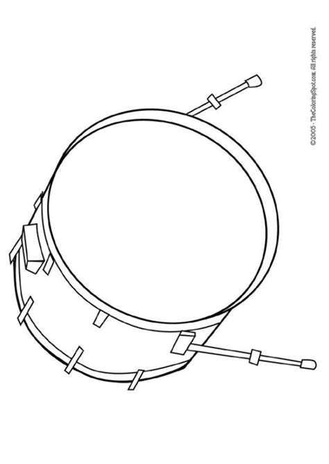 Coloriage Tambour De Basse Coloriages Gratuits Imprimer Dessin The