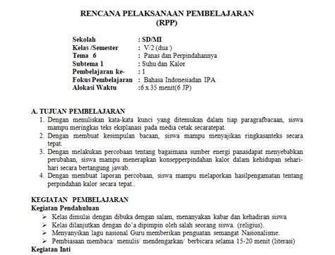 Rpp Kelas 3 Semester 2 Lengkap