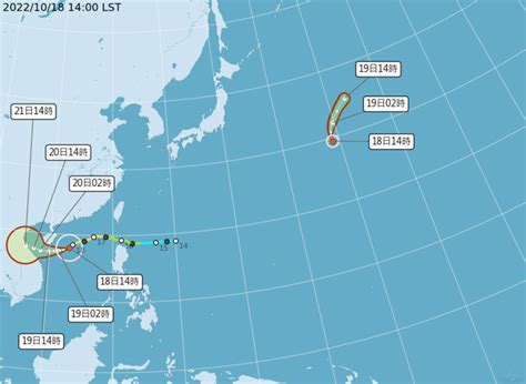 雙颱共舞！第21號颱風「海棠」生成 最新路徑曝光 生活 中時新聞網