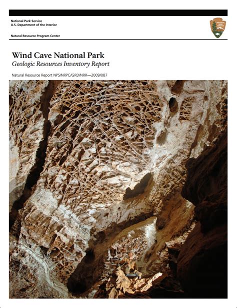 Nps Geodiversity Atlas—wind Cave National Park South Dakota U S