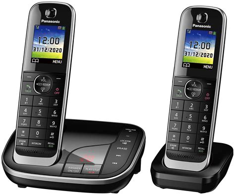 Buy Panasonic KX TGJ322EB Twin Handset Cordless Home Phone With