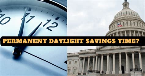 Bill To Make Daylight Savings Time Permanent Reintroduced In Us Senate