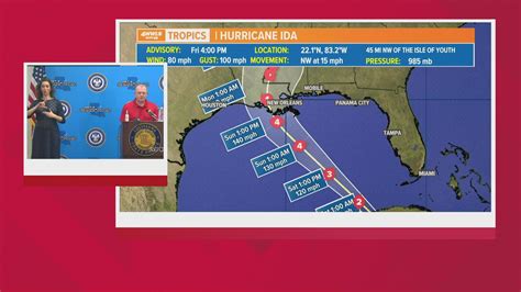 When and where will Hurricane Ida make landfall? | wwltv.com