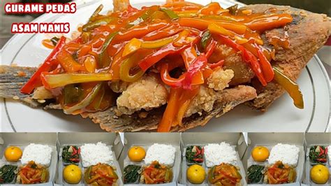 MENU JUM AT BERBAGI Resep Gurame Pedas Asam Manis YouTube