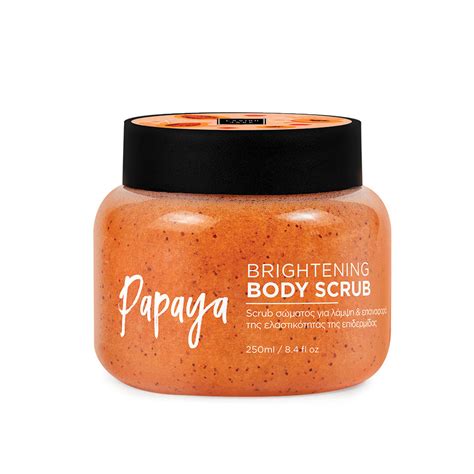 Body Scrub Papaya Brightening 250ml Azure Pharmacy