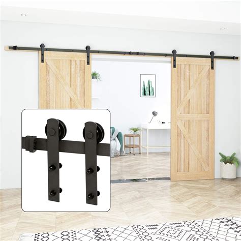 GWXFHT Sliding Barn Door Kit 150 400cm Sliding Barn Door Complete