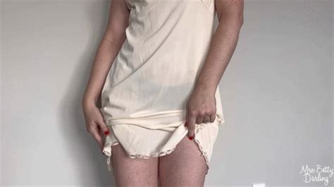 White Slip And Navy String Bikini Panties Lingerie Tease Non Nude SFW Mrs Betty Darling