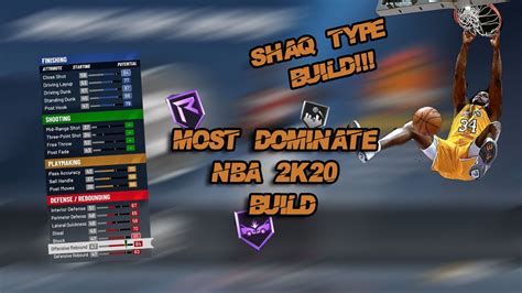 Most Dominate Center Build In Nba K Paint Beast Shaq Build