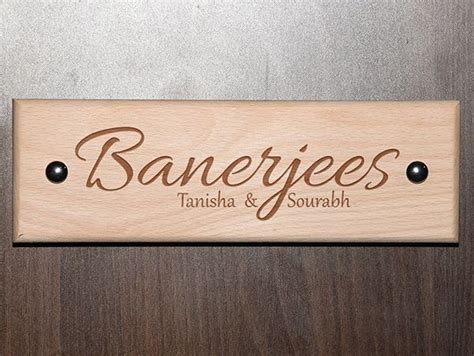 Buy Engraved Wooden Nameplates In Kolkata Order Online For Quick Delivery