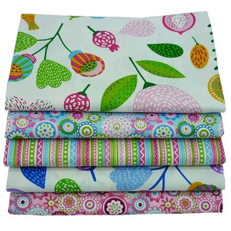 Pieces Fat Quarters Quilting Fabric Bundles X Cm Colorful Cotton