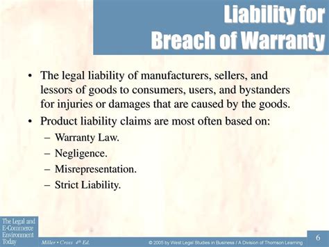 Chapter 9 Strict Liability And Product Liability Ppt Download