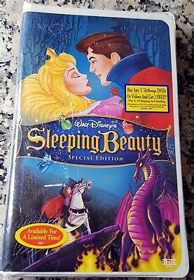 SLEEPING BEAUTY Walt Disney Special Edition RARE NEW FACTORY SEALED VHS Tape 786936213652 | eBay