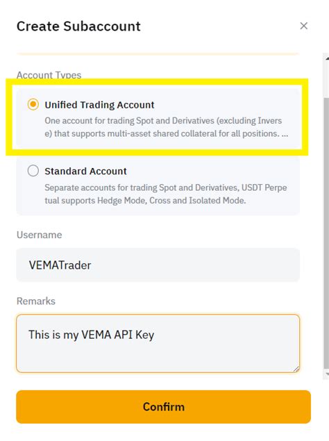 Step By Step Guide Retrieve Your Api Key From Bybit Vema Trader