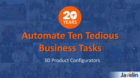 How To Automate Tedious Business Tasks With A D Product Configurator