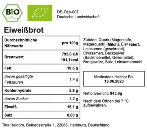 Bio Kennzeichnung Lebensmittel