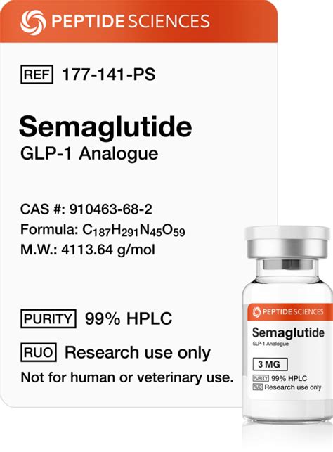 Semaglutide Glp Analogue Mg Purity Usa Made