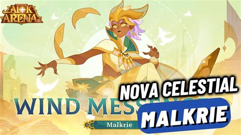 NOVA CELESTIAL MALKRIE AFK ARENA YouTube