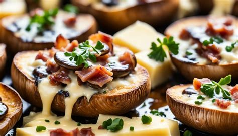 Savory Fontina And Pancetta Stuffed Mushrooms Recipe