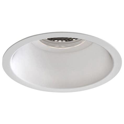 Astro Minima Slimline Round Fixed Fire Rated IP65 Downlight Matt White