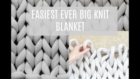 Finger Knitting Create A Chunky Knit Blanket Using Only Your Hands