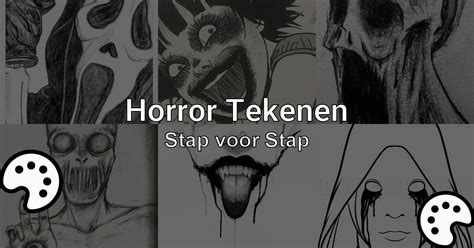 Horror Tekenen Stap Voor Stap Tekenen Nu