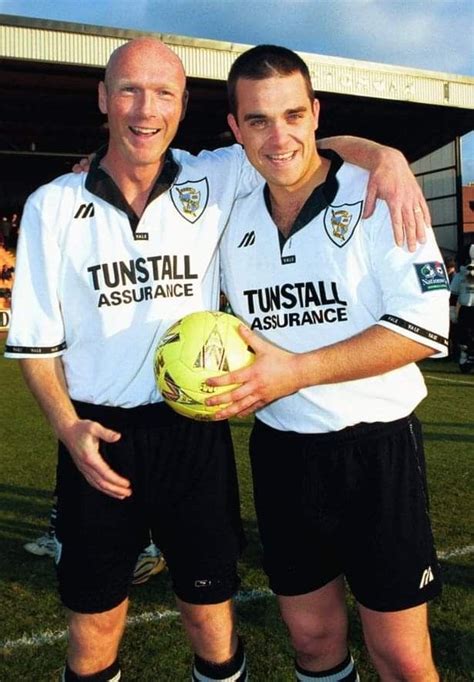 1999 Robbie Williams At Neil Aspin S Port Vale Testimonial Port Vale