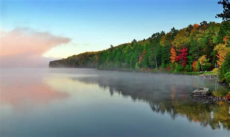 Carson Lake this fall Photograph by Andrzej Pradzynski | Pixels