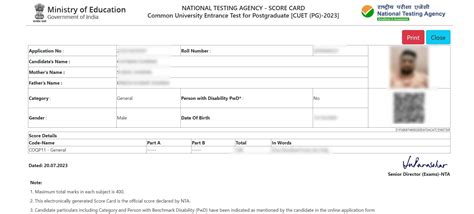 Cuet Pg Result 2023 Out Download Scorecard Rank Listmerit List Here