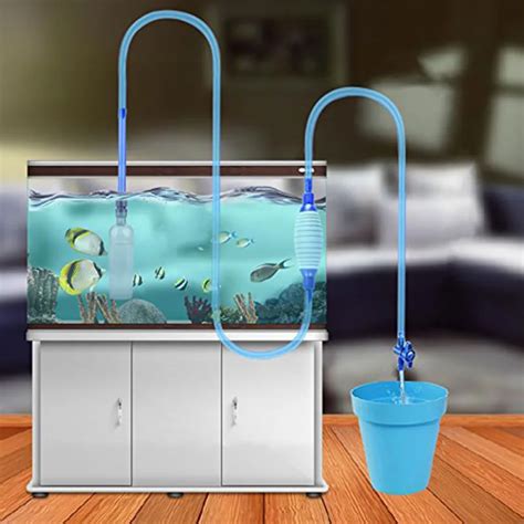 75ft Quick Release Aquarium Vacuum Siphon Pump With Flow Control Tap