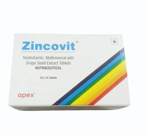 Zincovit Tablets At Rs 84 Stripe Zincovit In Vadodara ID 2852406384233