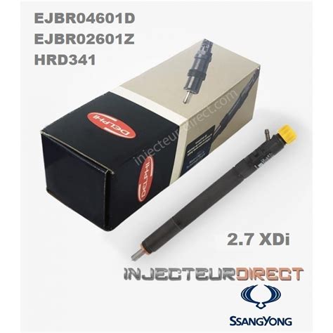 INJECTEUR DELPHI R04601D Ssangyong 2.7 XDi A6650170321